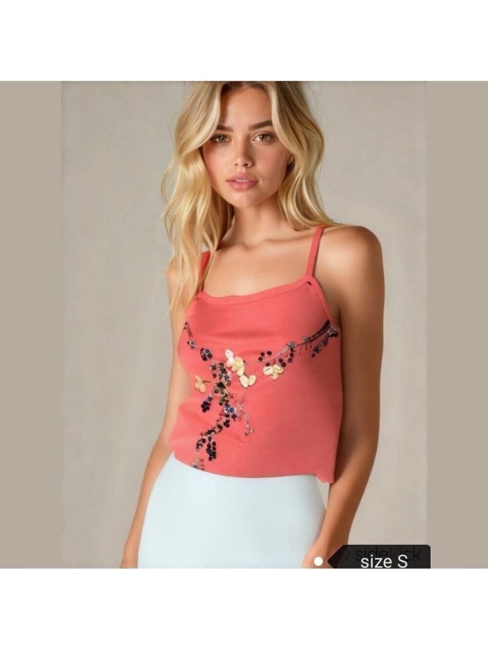 Nwot Peach Camisole top Magda Rose sz 8